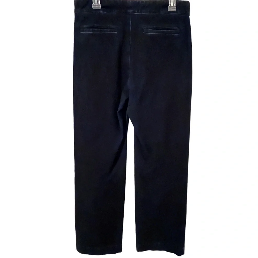 Soft Surroundings Dark Blue Wash Denim Trousers Size 10 Tall